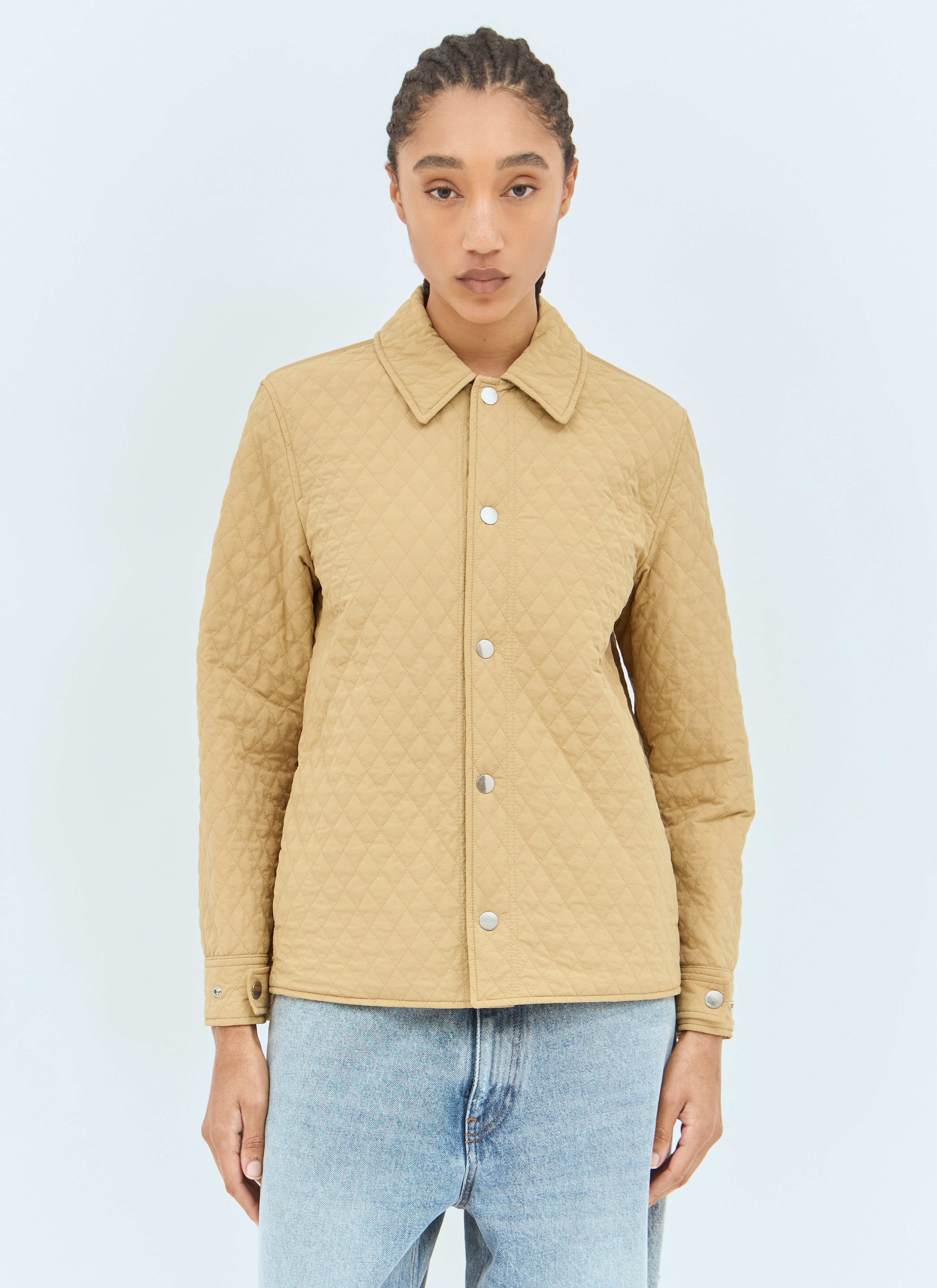 Burberry Women Reversible Quilted Nylon Jacket