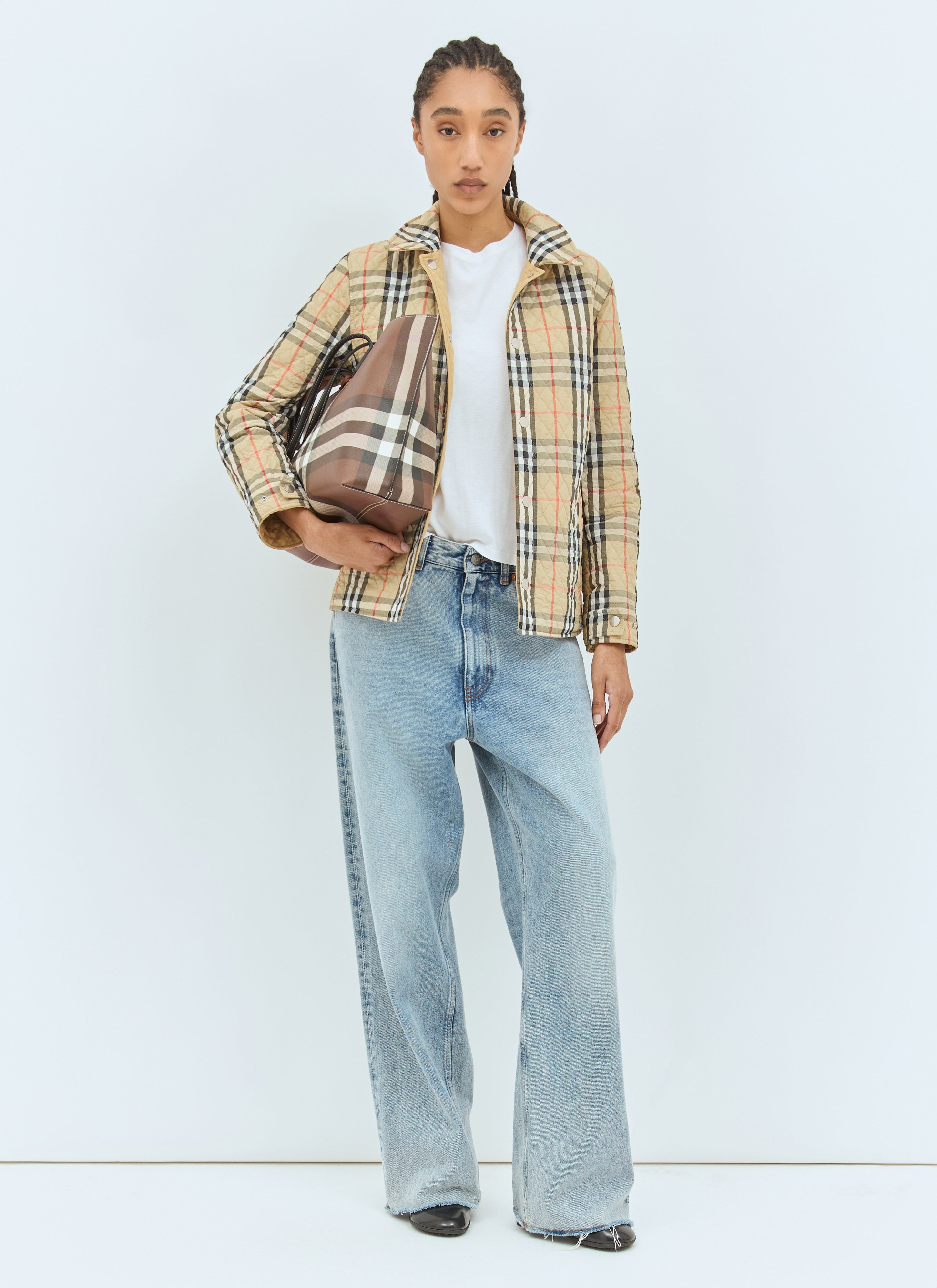 Burberry Women Reversible Quilted Nylon Jacket