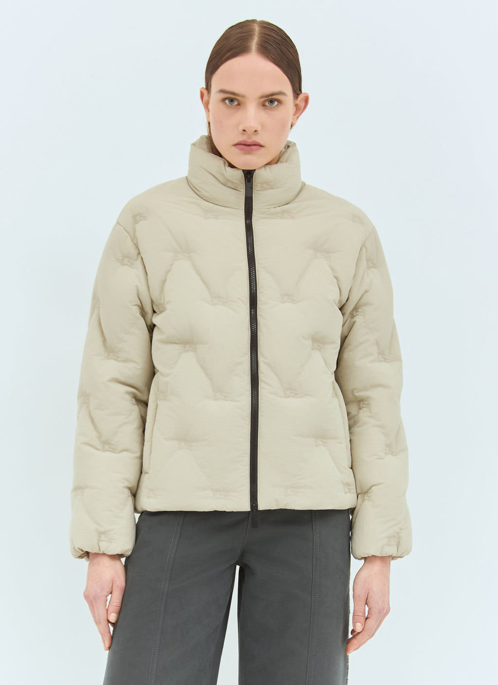 Burberry Women Ekd Nylon Down Jacket
