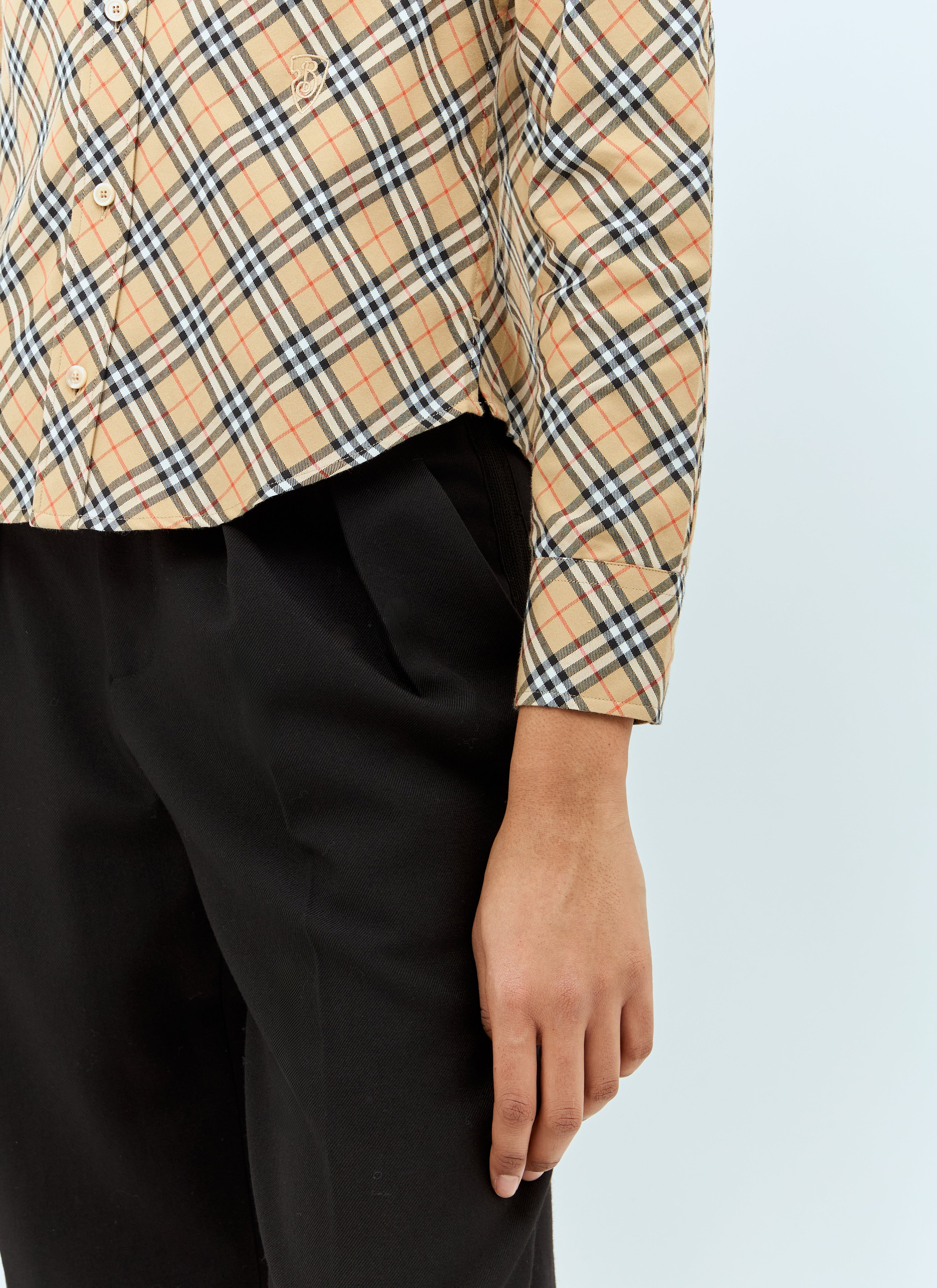 Burberry Women Check Cotton Shirt