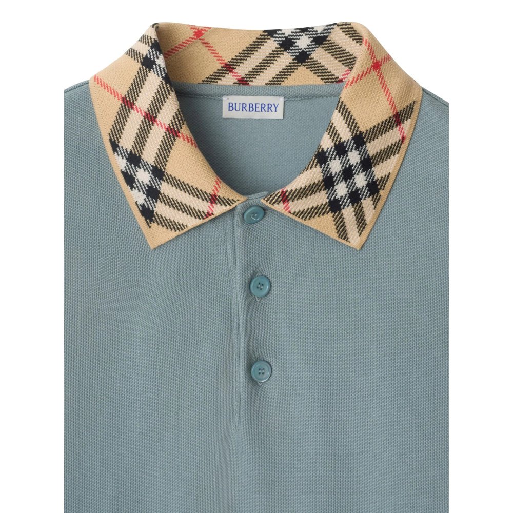 Burberry Blue Polo Shirts Men - EZE Fashion®