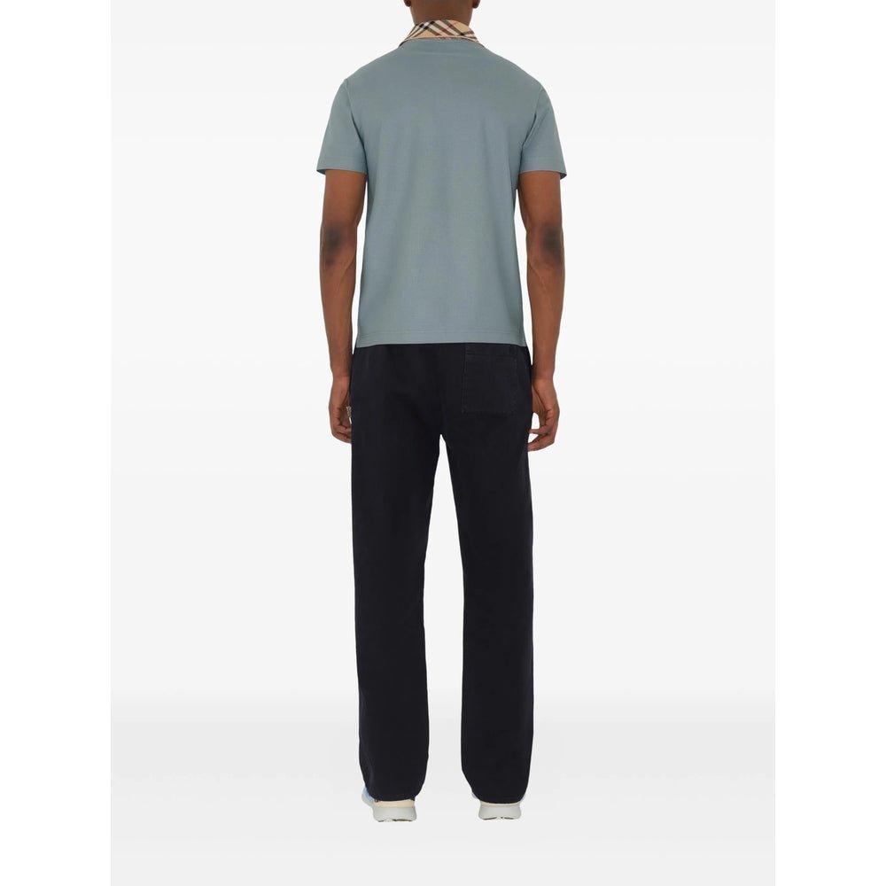 Burberry Blue Polo Shirts Men - EZE Fashion®