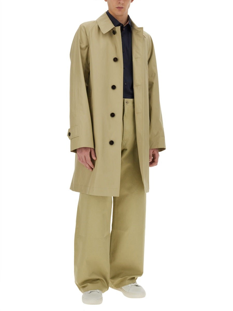Burberry Men Cotton Trench Coat - EZE Fashion®