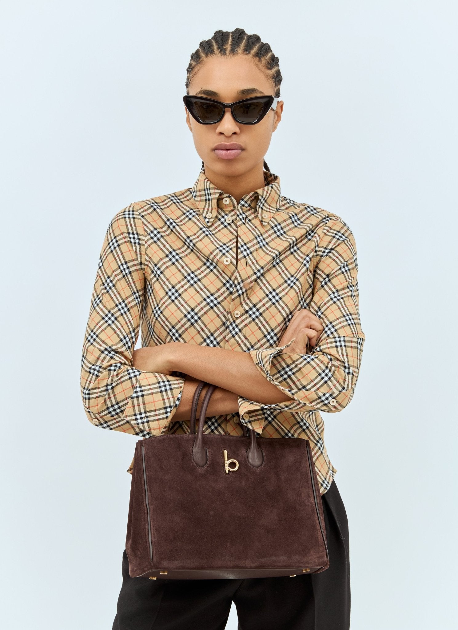 Burberry Women Cat Eye Sunglasses - EZE Fashion®