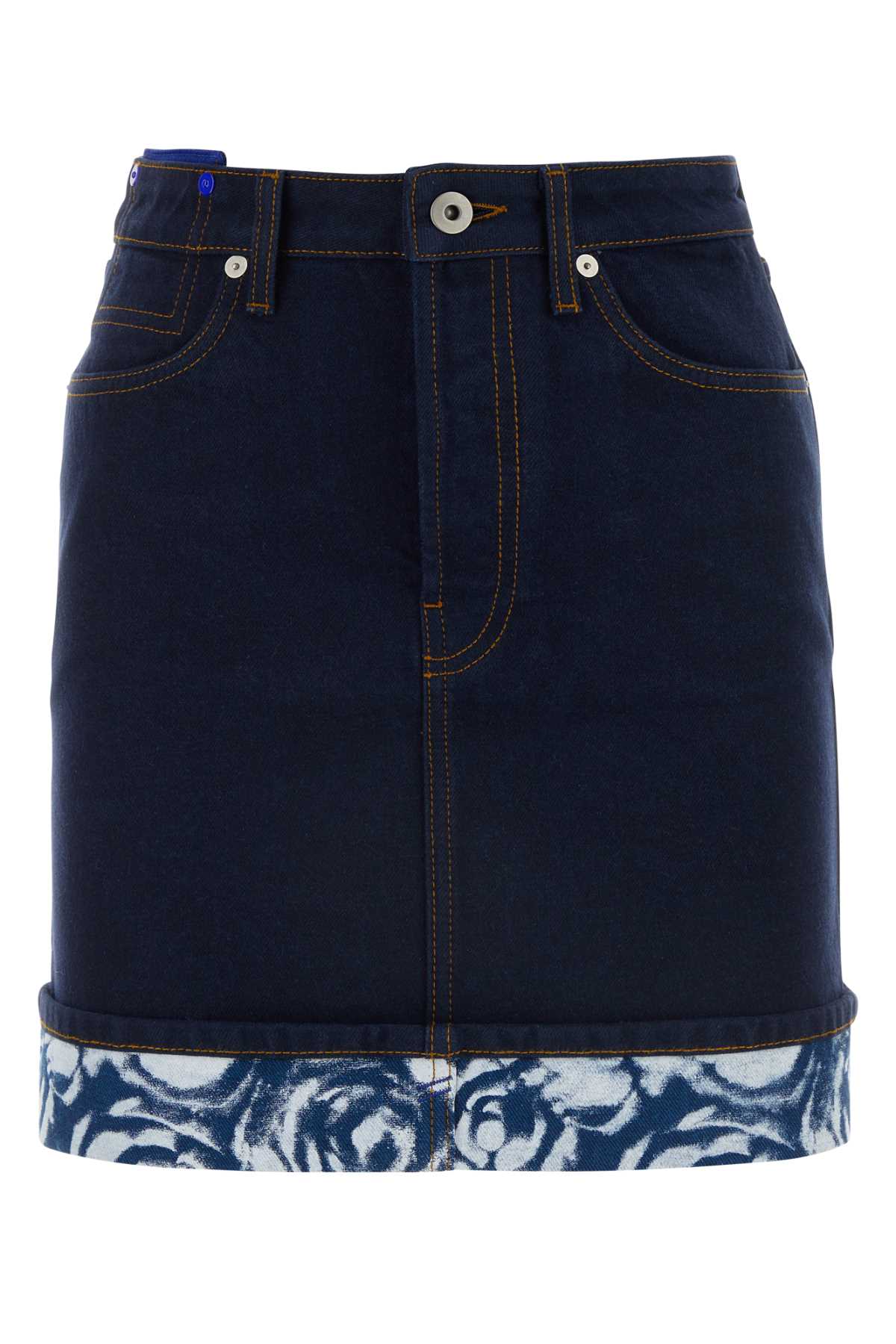 Burberry Women Dark Blue Denim Mini Skirt - EZE Fashion®
