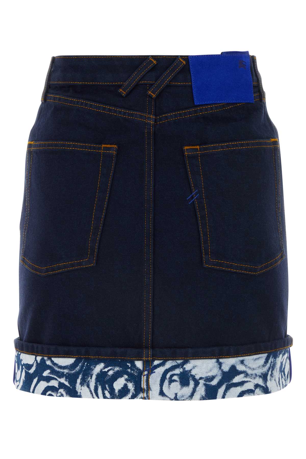 Burberry Women Dark Blue Denim Mini Skirt - EZE Fashion®