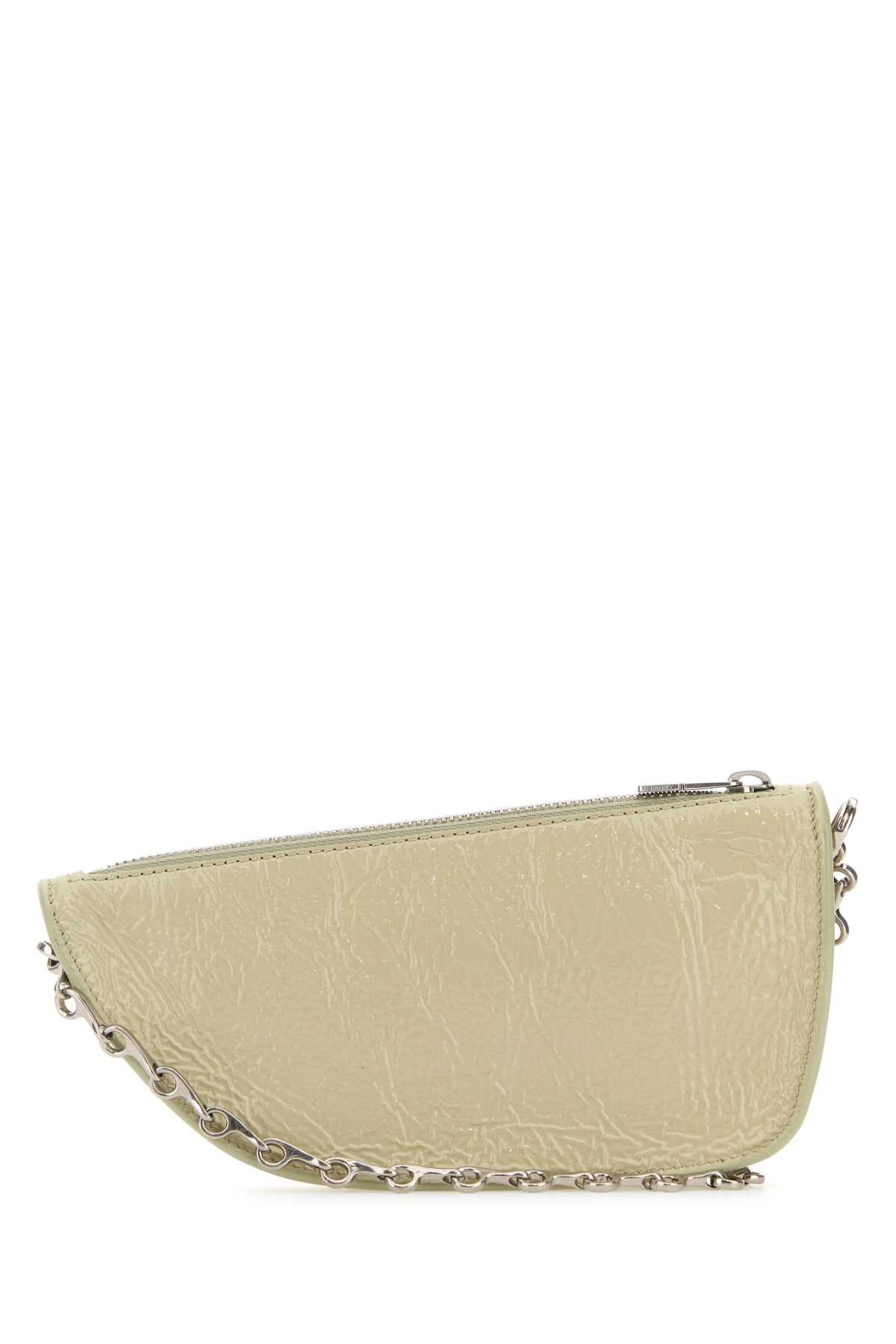 Burberry Women Pastel Green Leather Micro Shield Crossbody Bag - EZE Fashion®