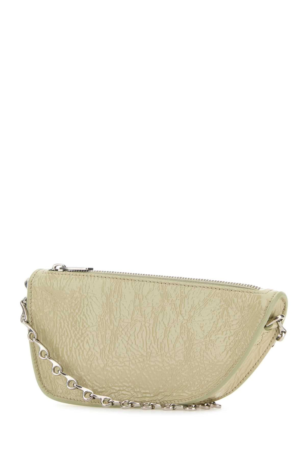 Burberry Women Pastel Green Leather Micro Shield Crossbody Bag - EZE Fashion®