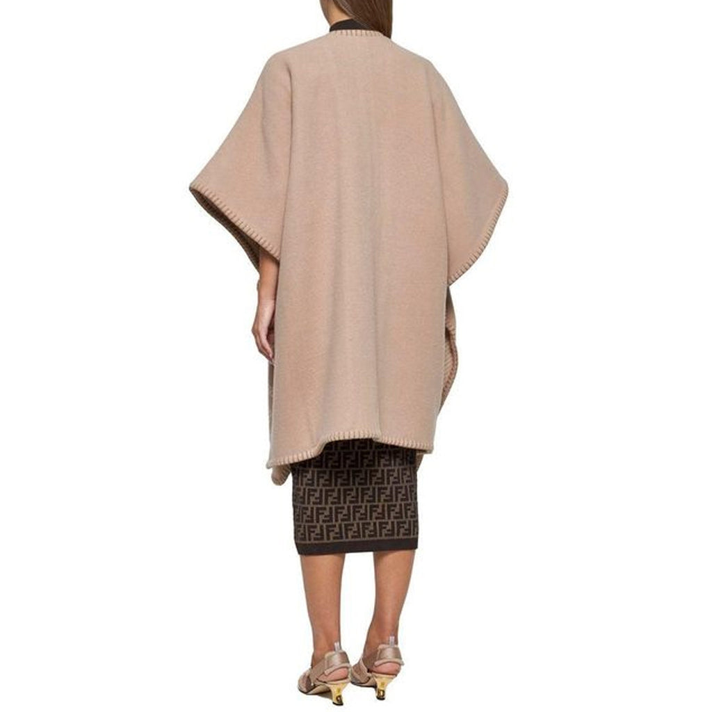 Fendi Wool And Cashmere Poncho Women