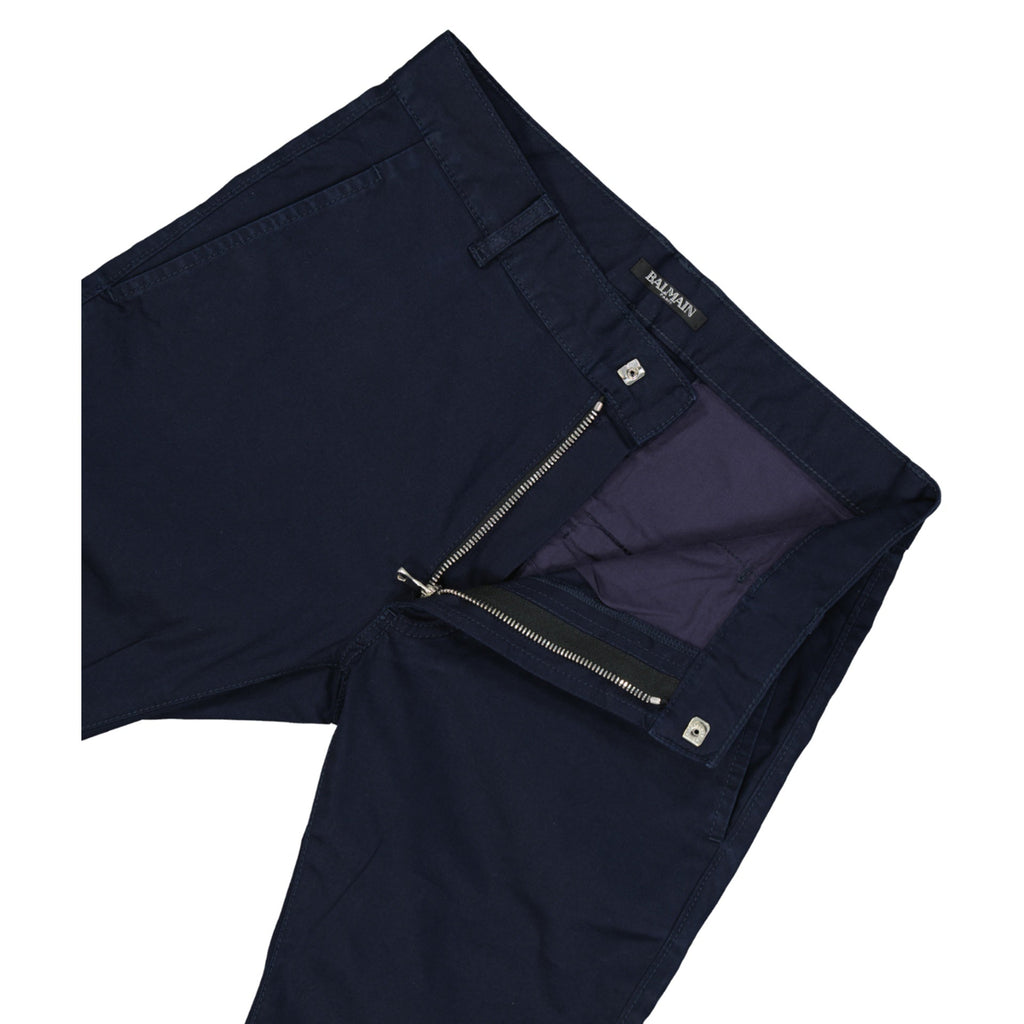 Balmain Slim Cotton Pants Men