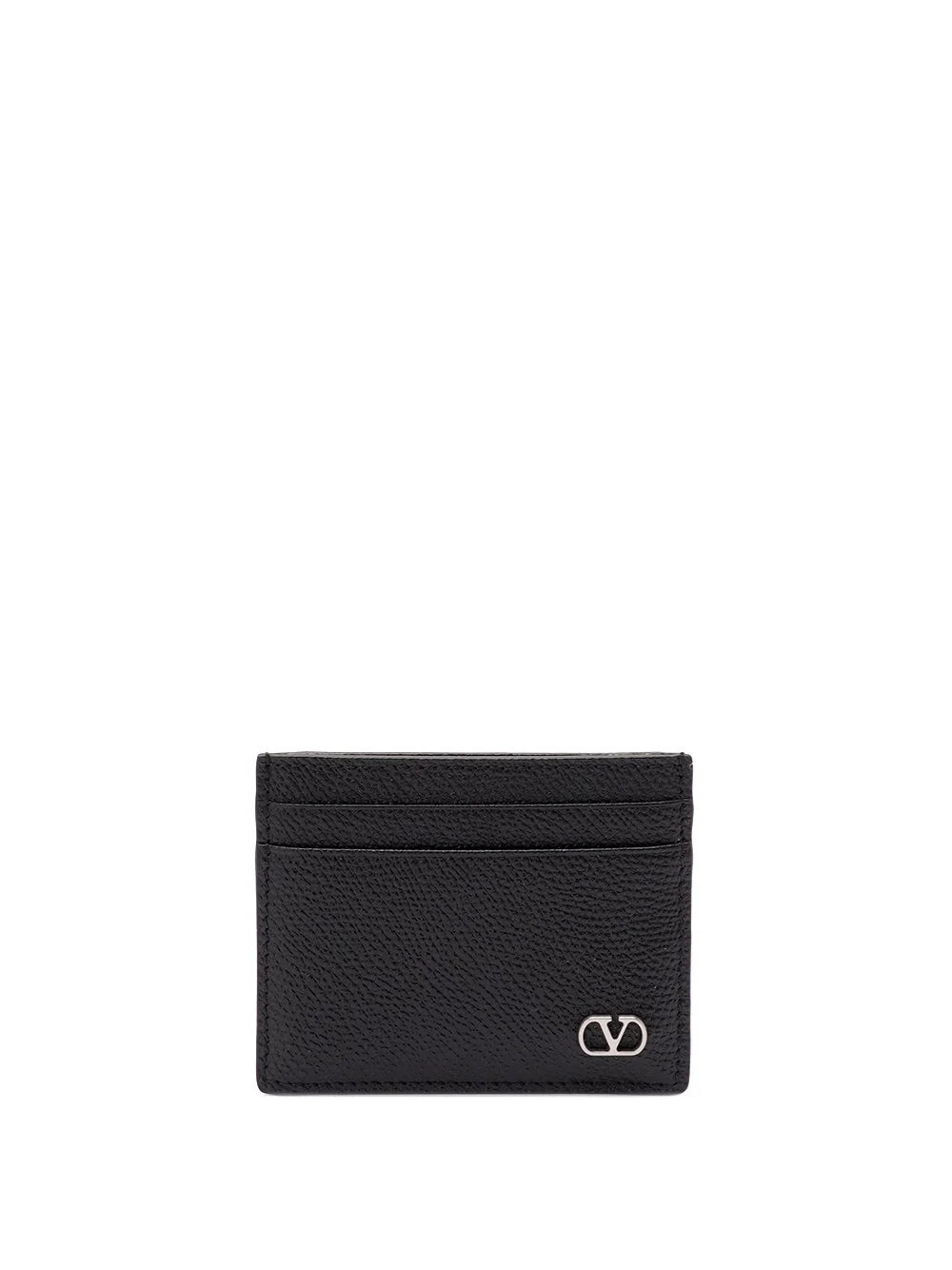 Valentino Garavani Men `Vlogo Signature` Leather Card Holder