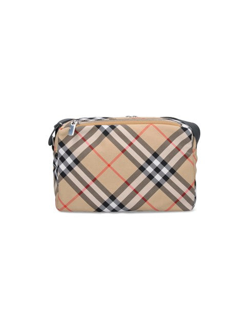 Burberry Men Check' Crossbody Bag
