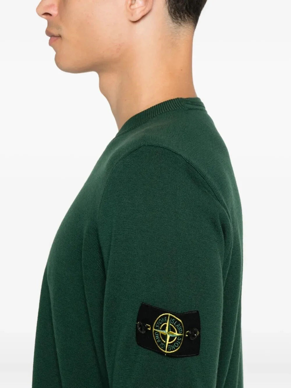 Stone Island Men `Light Rws Pure Wool` Crew-Neck