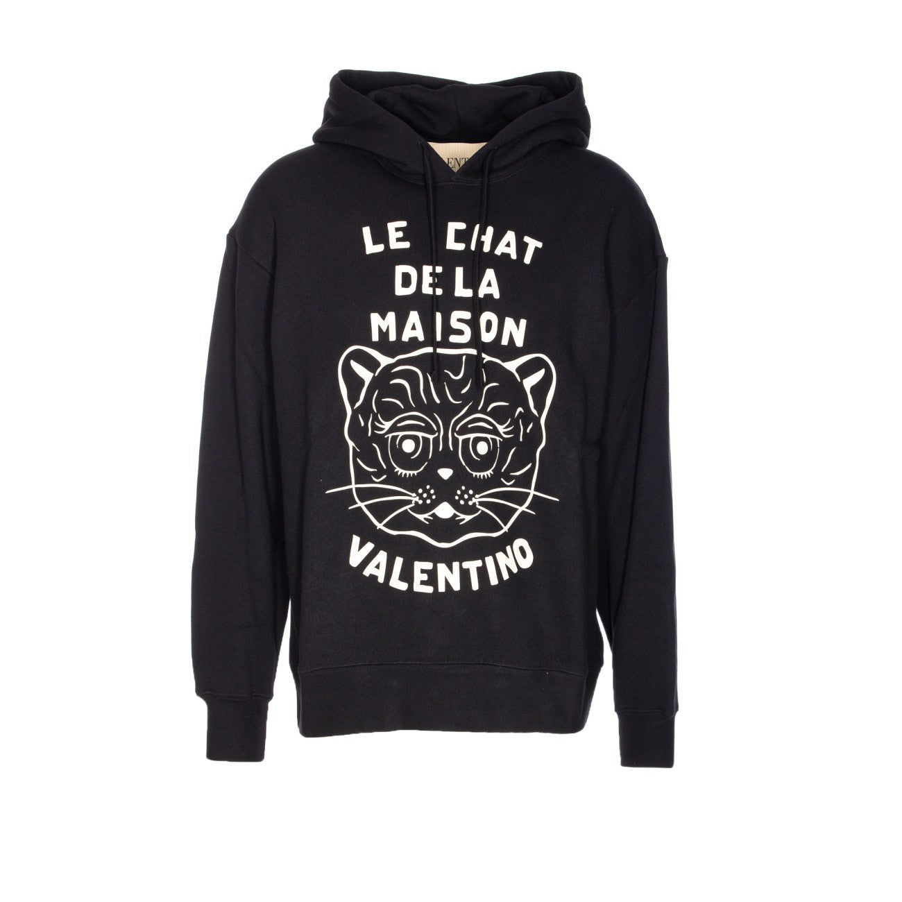Valentino Garavani Men Chat De La Maison Patch Hoodie