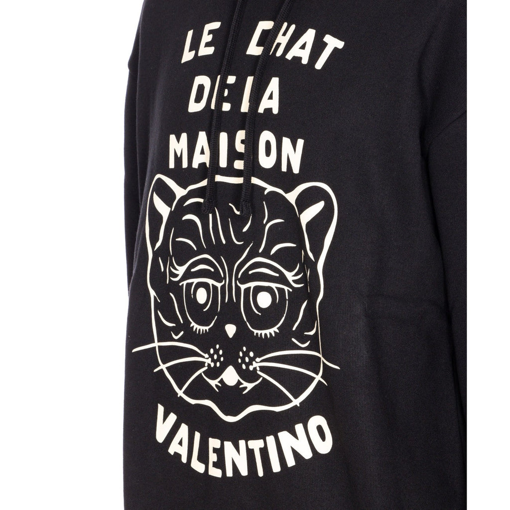 Valentino Garavani Men Chat De La Maison Patch Hoodie