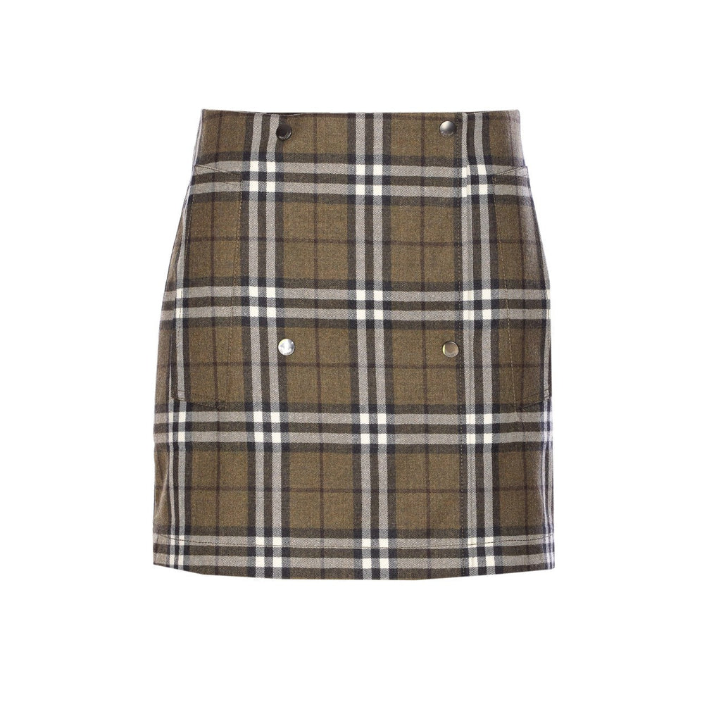 Burberry Women Check Trench Skirt