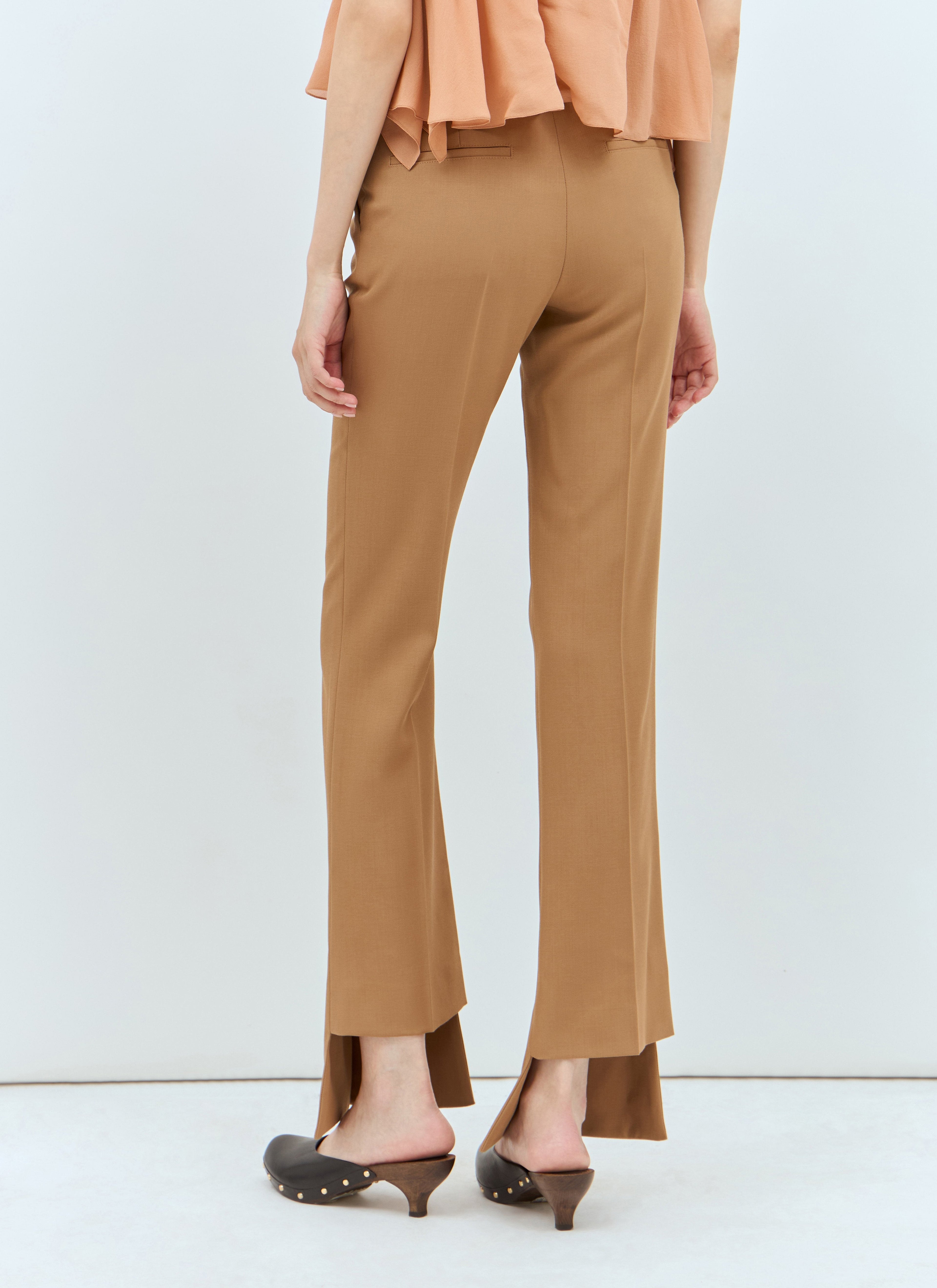 Chloé Women Boken-Heel Slim Pants