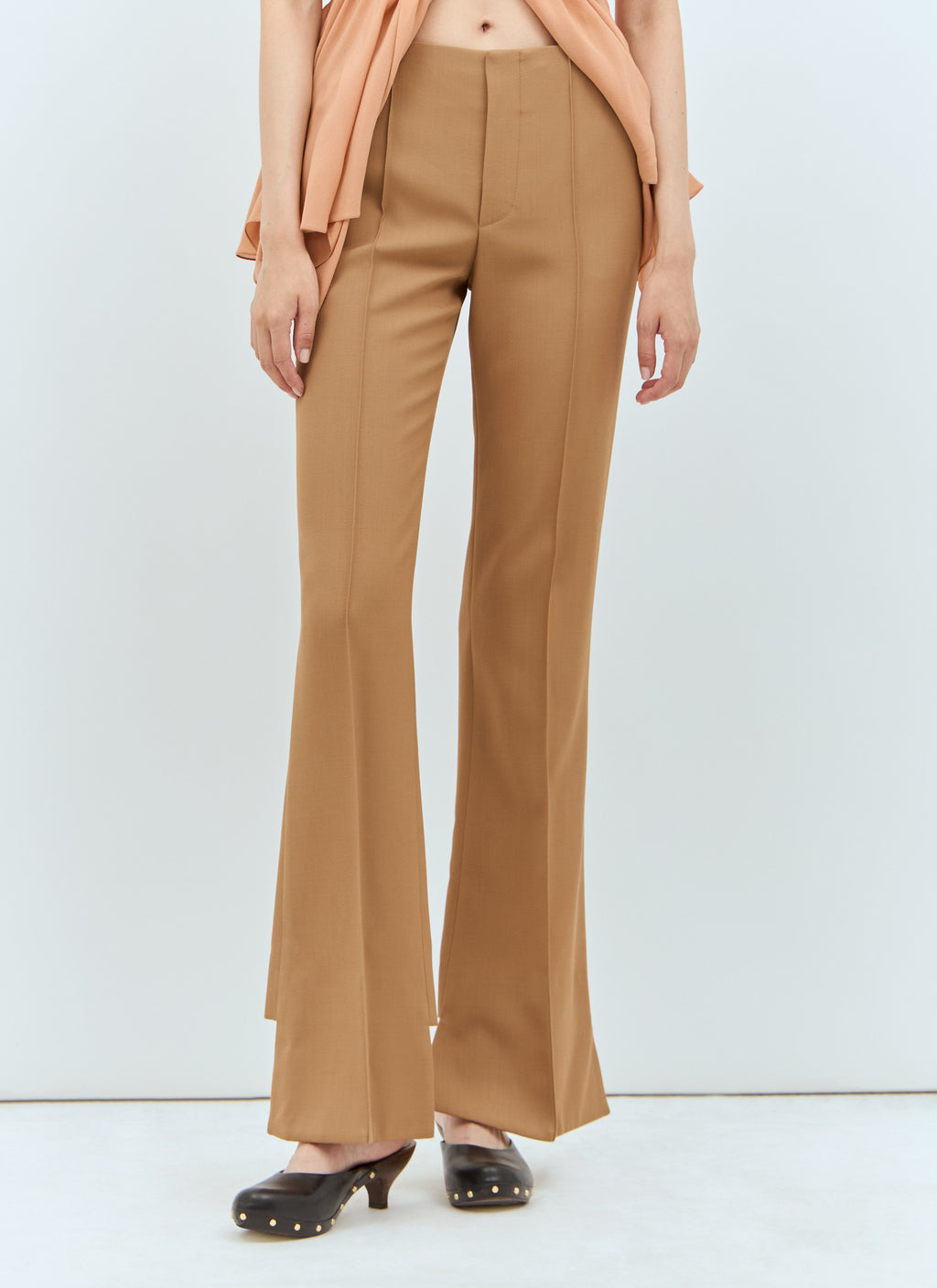 Chloé Women Boken-Heel Slim Pants