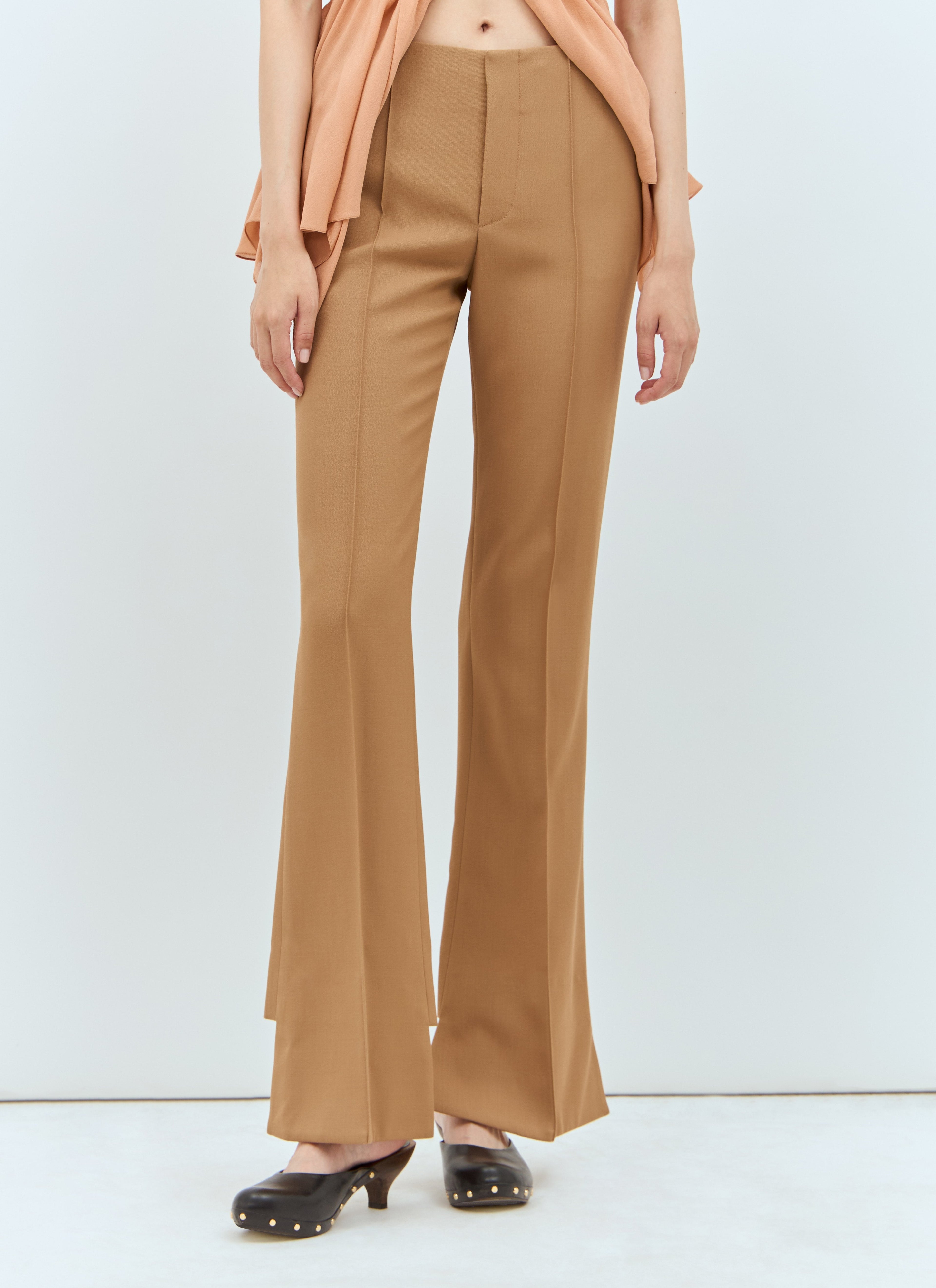 Chloé Women Boken-Heel Slim Pants