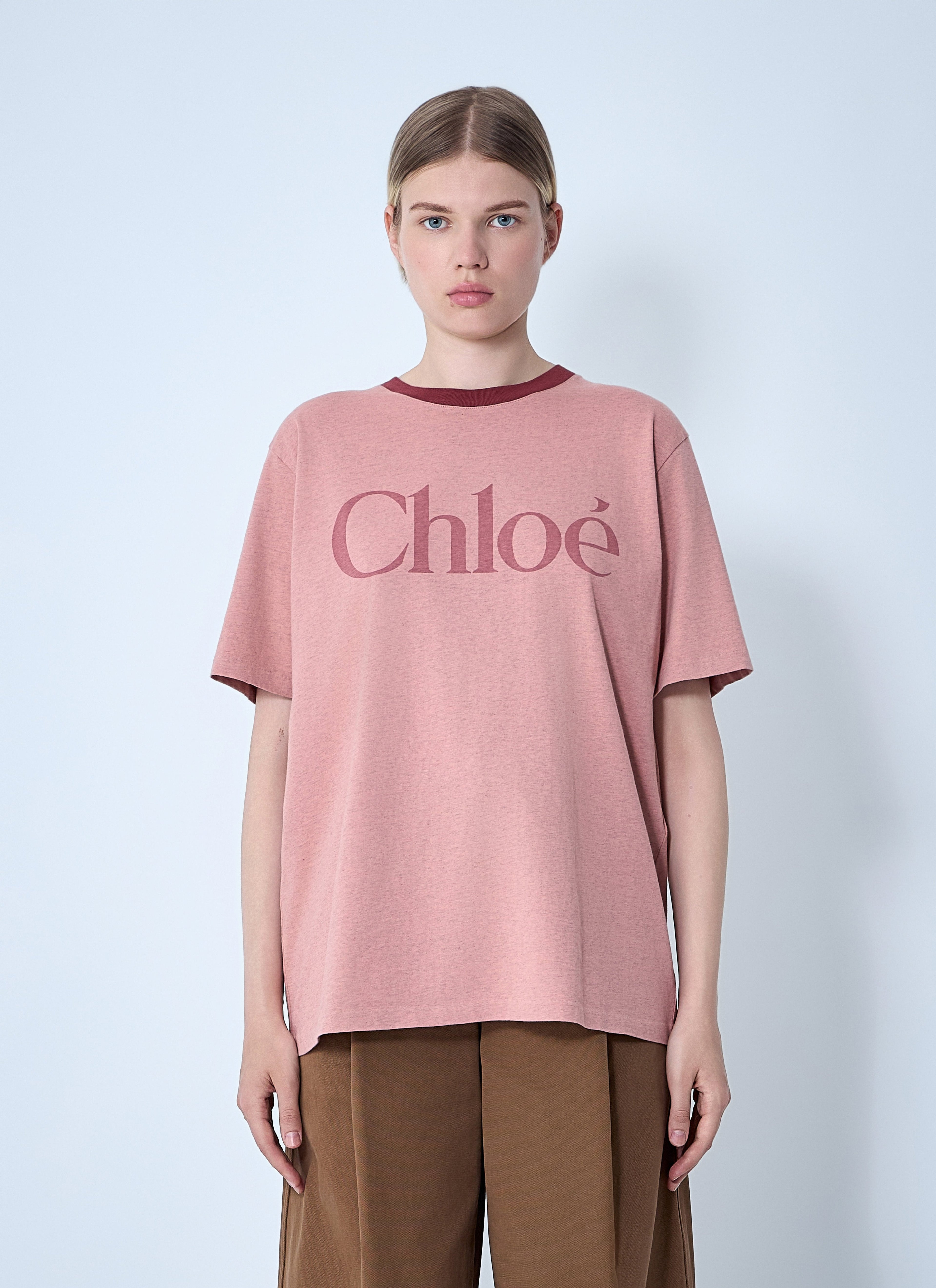 Chloé Women Logo Motif T-Shirt