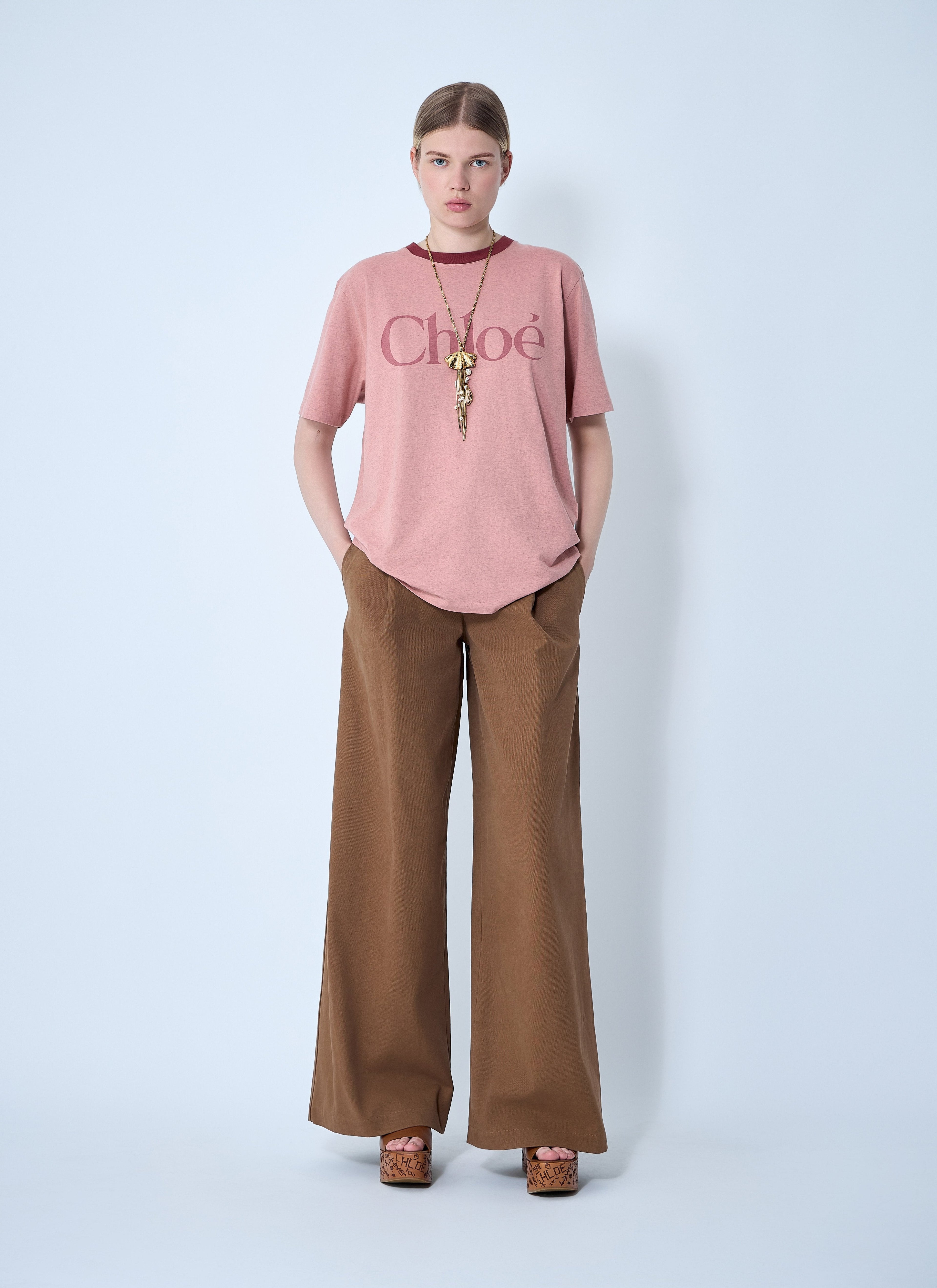 Chloé Women Logo Motif T-Shirt