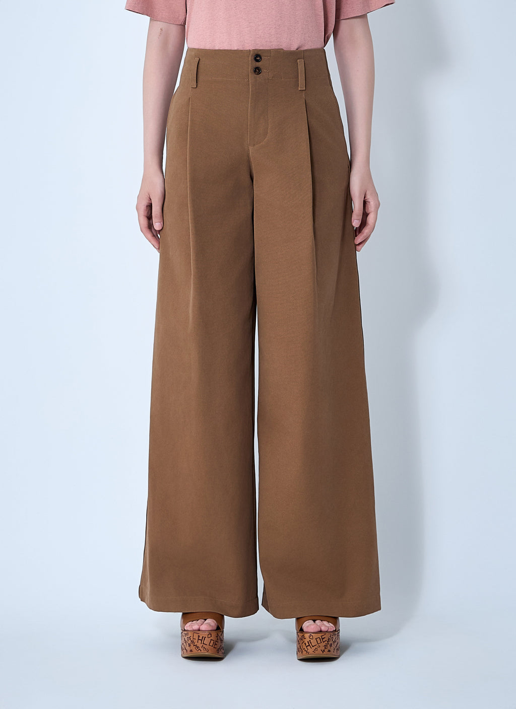 Chloé Women Cotton Canvas Pants