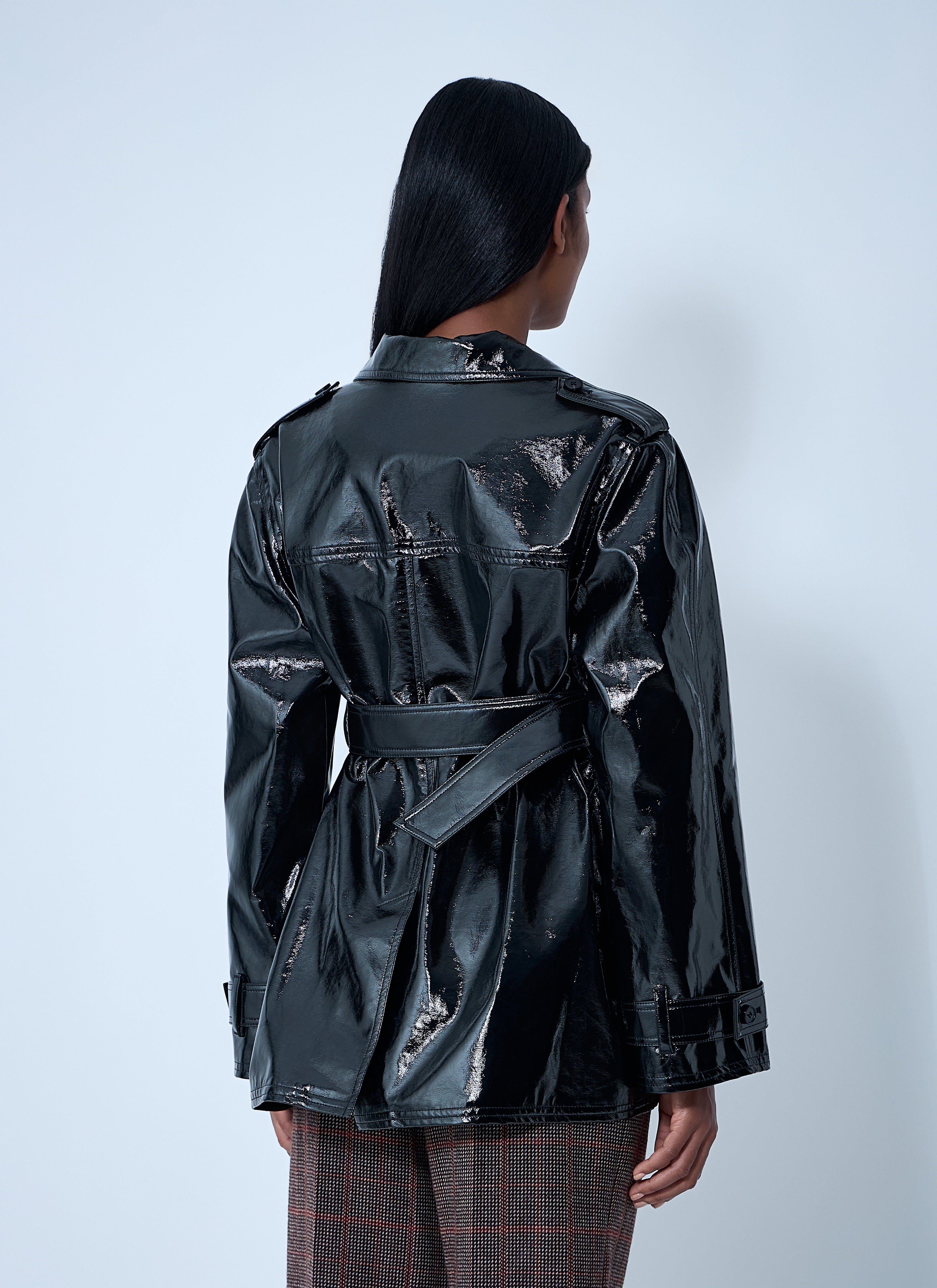 Chloé Women High-Shine Belted Jacket