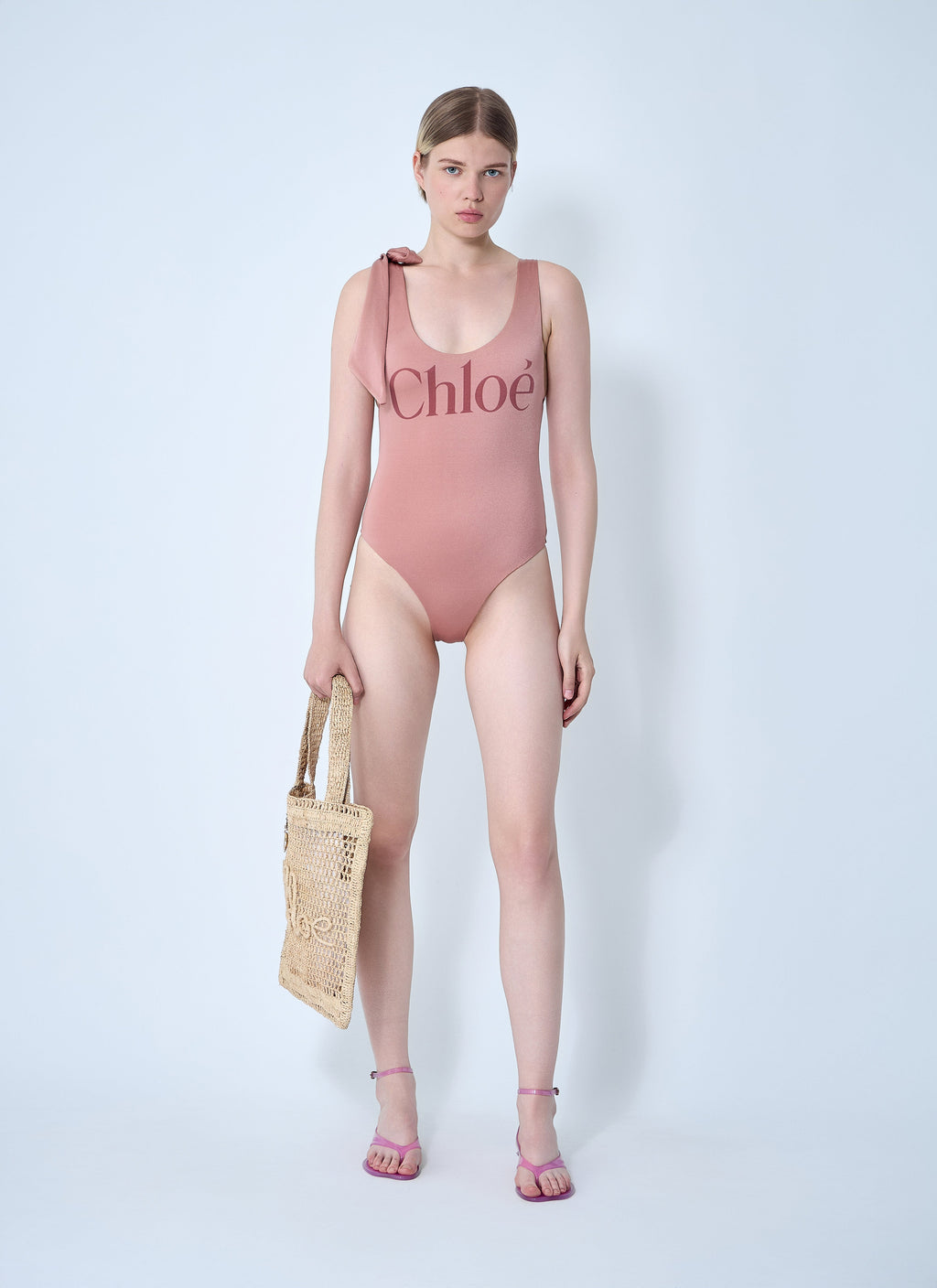 Chloé Women Logo Motif Swimsuit