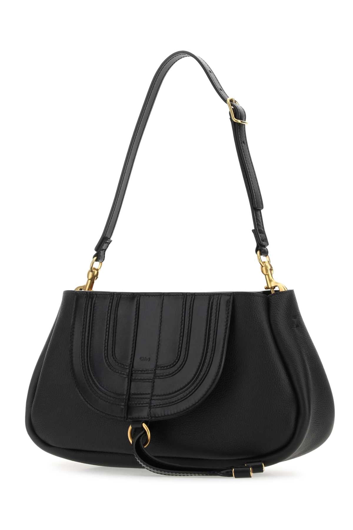 Chloe Women Black Leather Marcie Clutch - EZE Fashion®