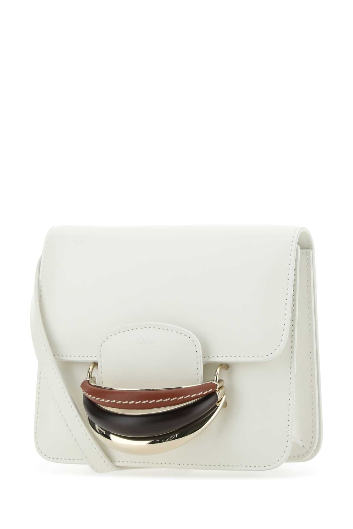 Chloe Women Ivory Leather Kattie Clutch - EZE Fashion®