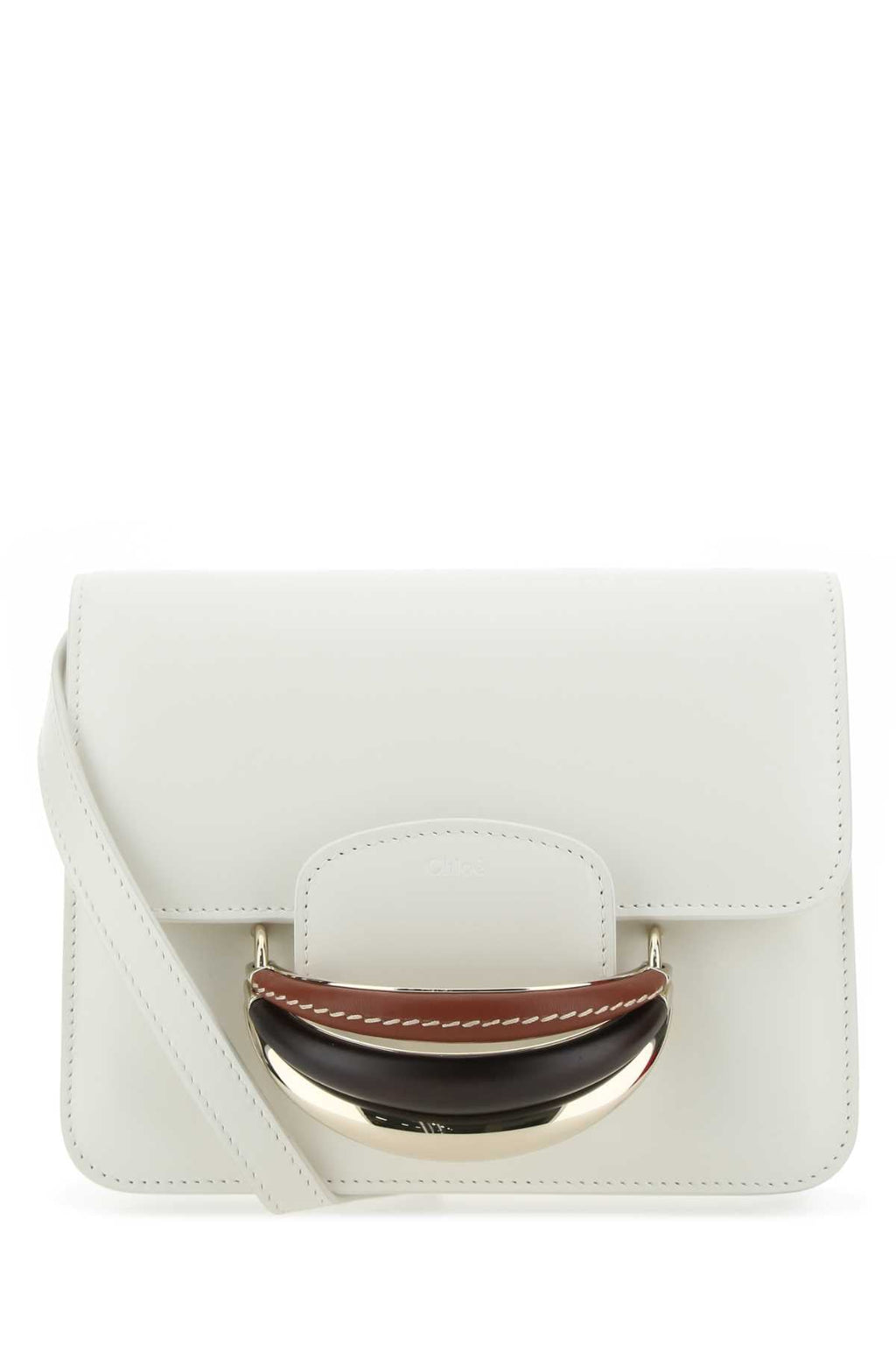 Chloe Women Ivory Leather Kattie Clutch - EZE Fashion®