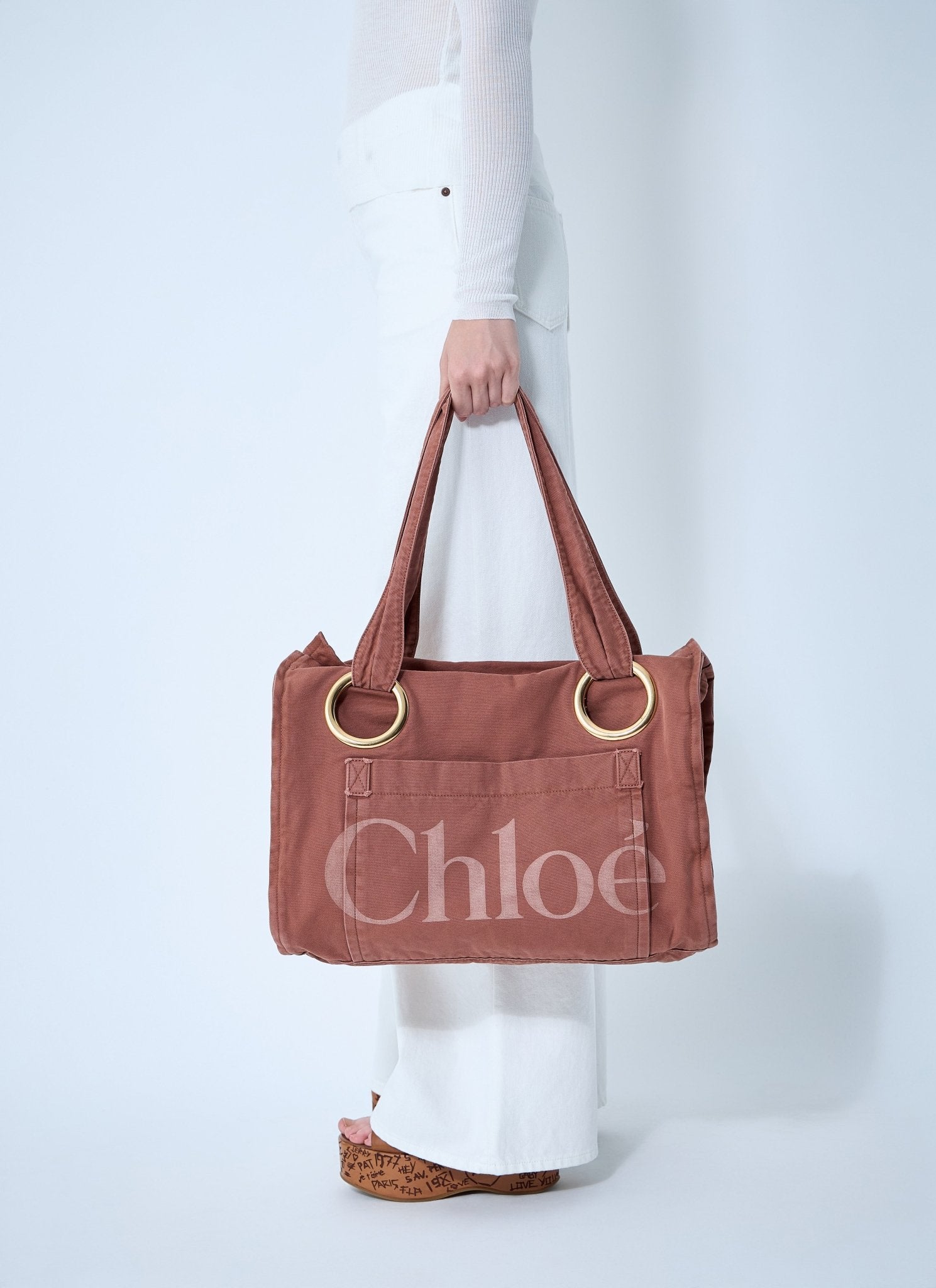 Chloé Women Plage Printed Tote Bag - EZE Fashion®