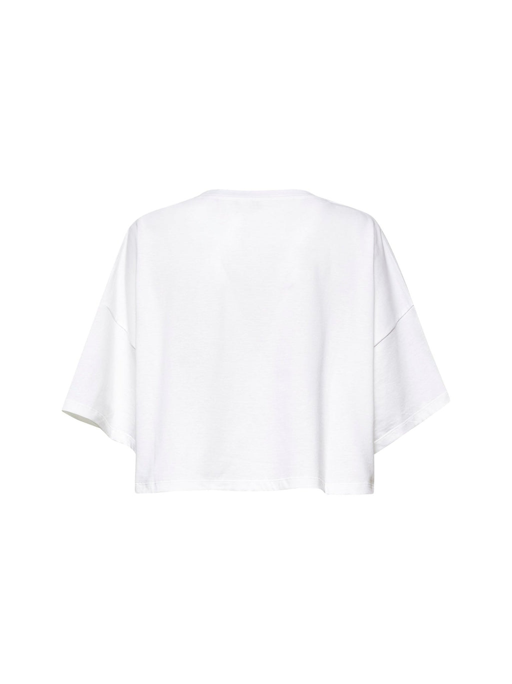 Chloé Women White Jersey Cropped Logo T-Shirt - EZE Fashion®