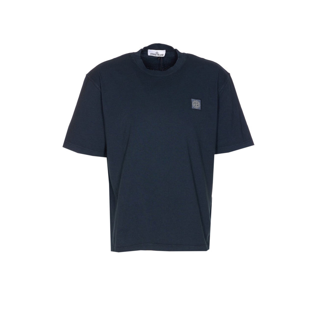 Stone Island Men Compass Patch Logo T-Shirt