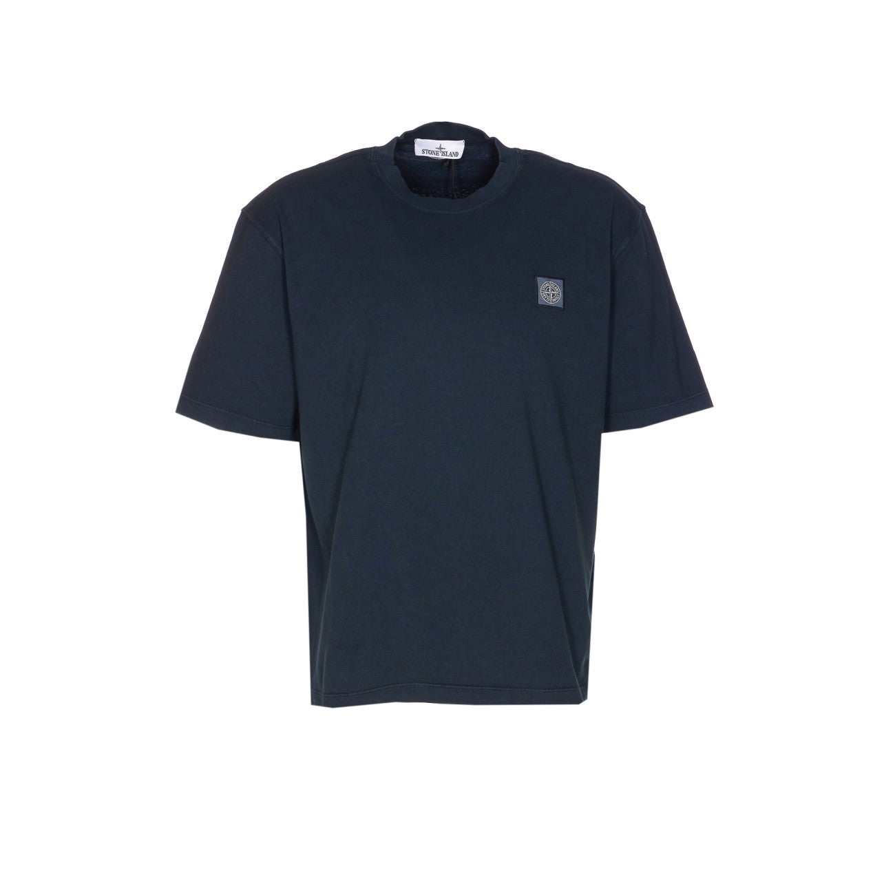 Stone Island Men Compass Patch Logo T-Shirt