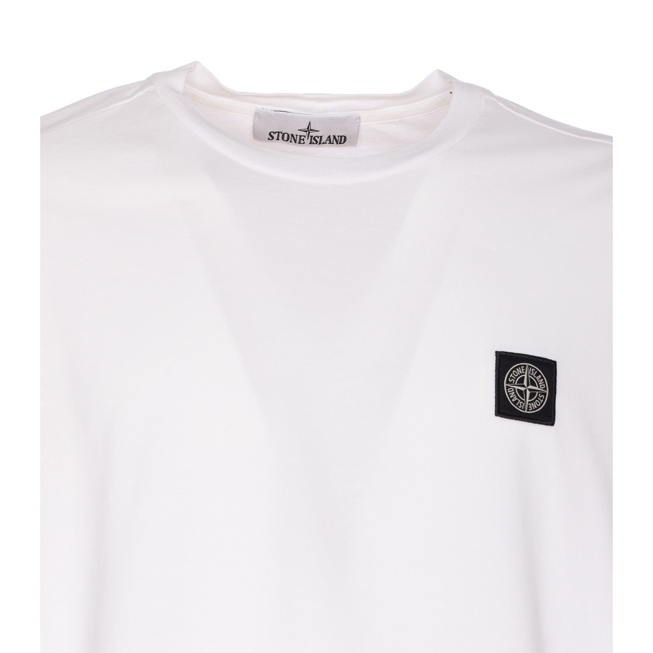 Stone Island Men Compass Patch Logo T-Shirt