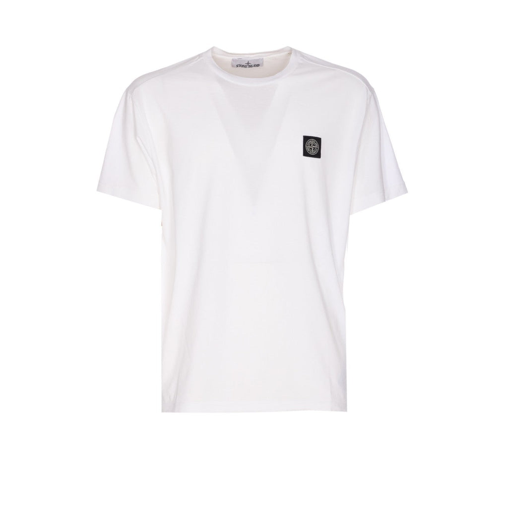 Stone Island Men Compass Patch Logo T-Shirt