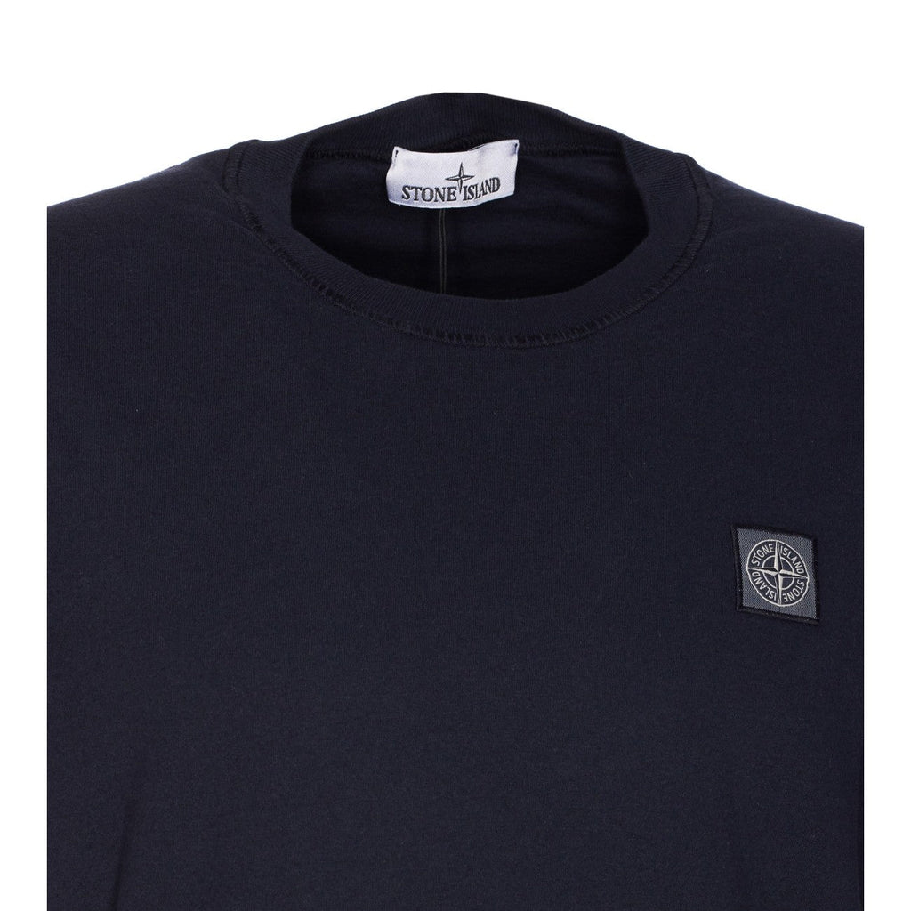 Stone Island Men Compass Patch Logo T-Shirt