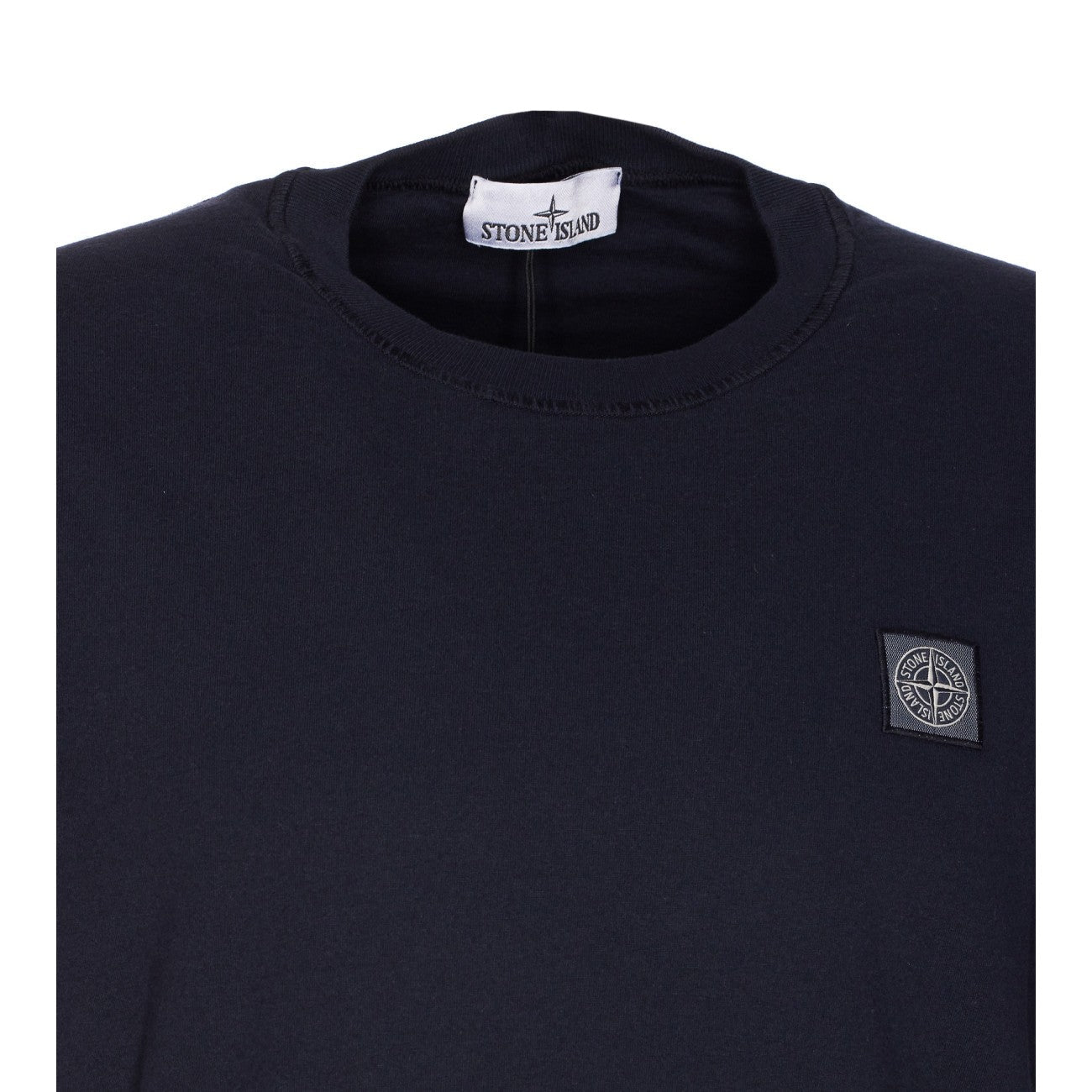 Stone Island Men Compass Patch Logo T-Shirt