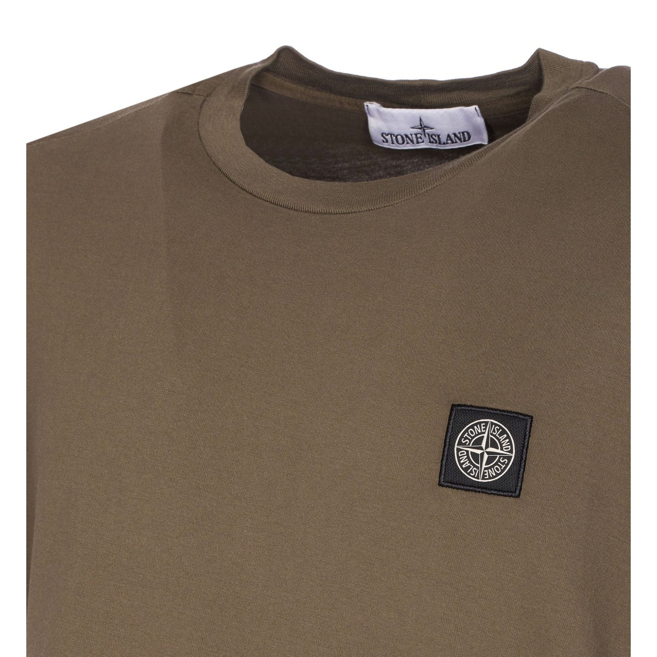 Stone Island Men Compass Patch Logo T-Shirt