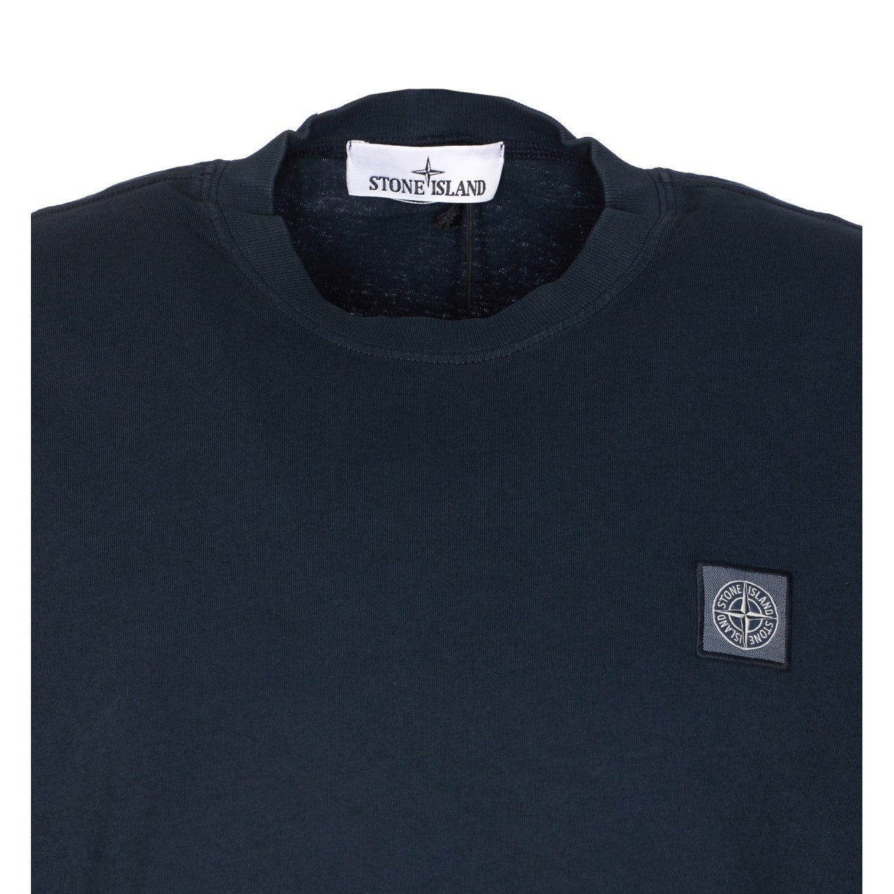 Stone Island Men Compass Patch Logo T-Shirt