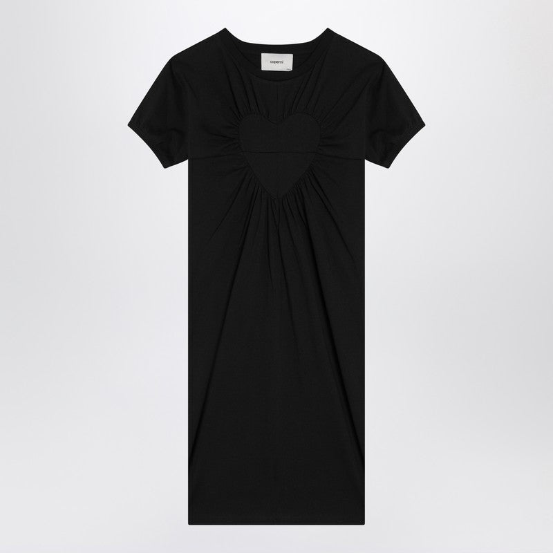 Coperni Black Mini Dress With Heart Women - EZE Fashion®