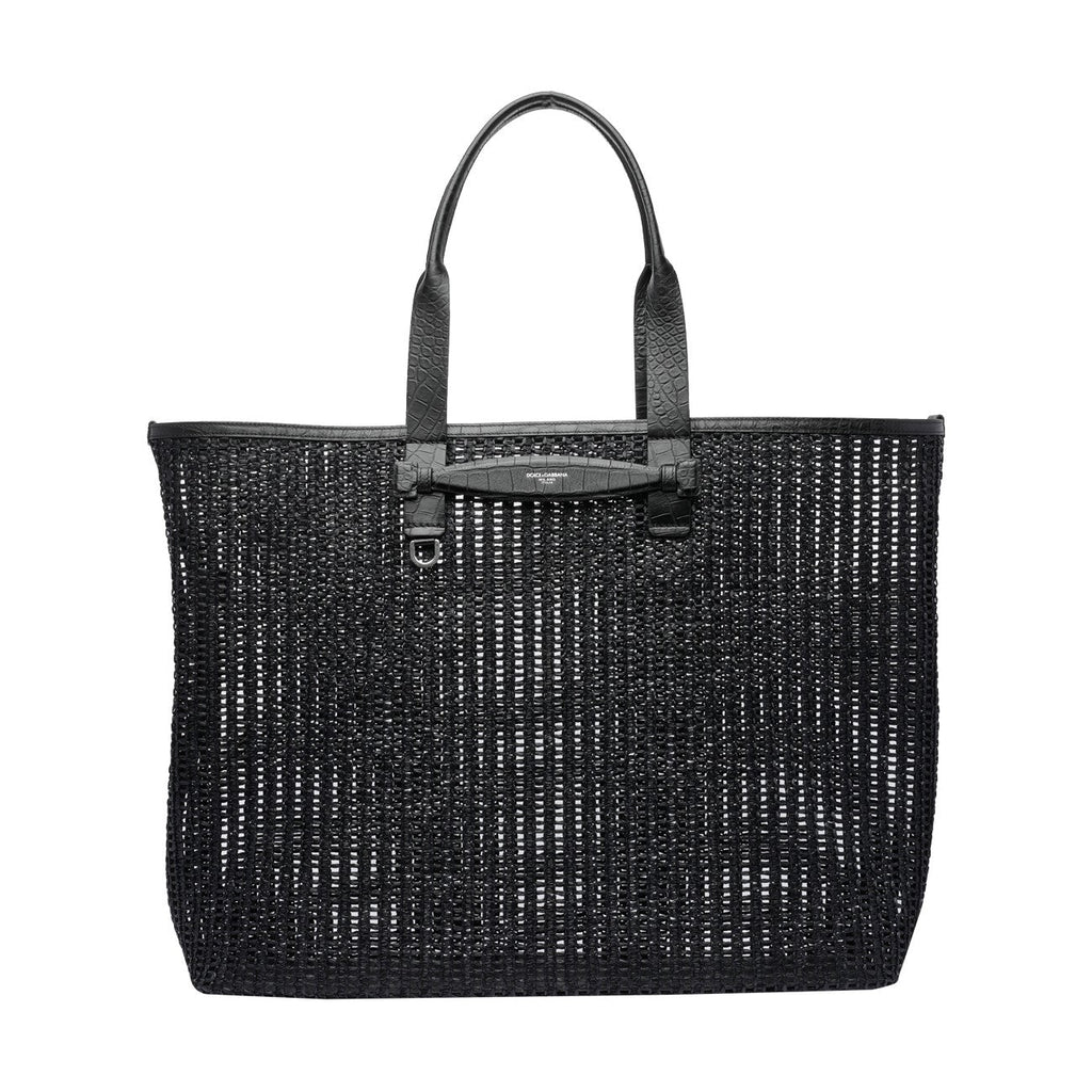 Dolce&Gabbana Men Crochet Shopping Bag