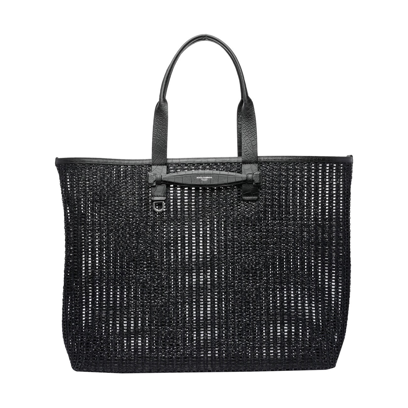 Dolce&Gabbana Men Crochet Shopping Bag