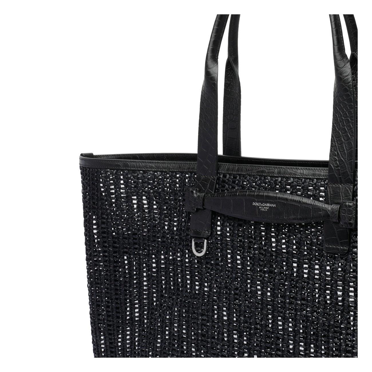Dolce&Gabbana Men Crochet Shopping Bag