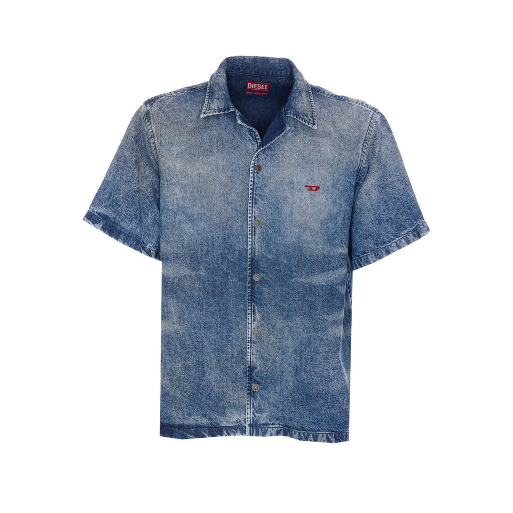Diesel Men D-Nabil-Fsg Bowling Shirt