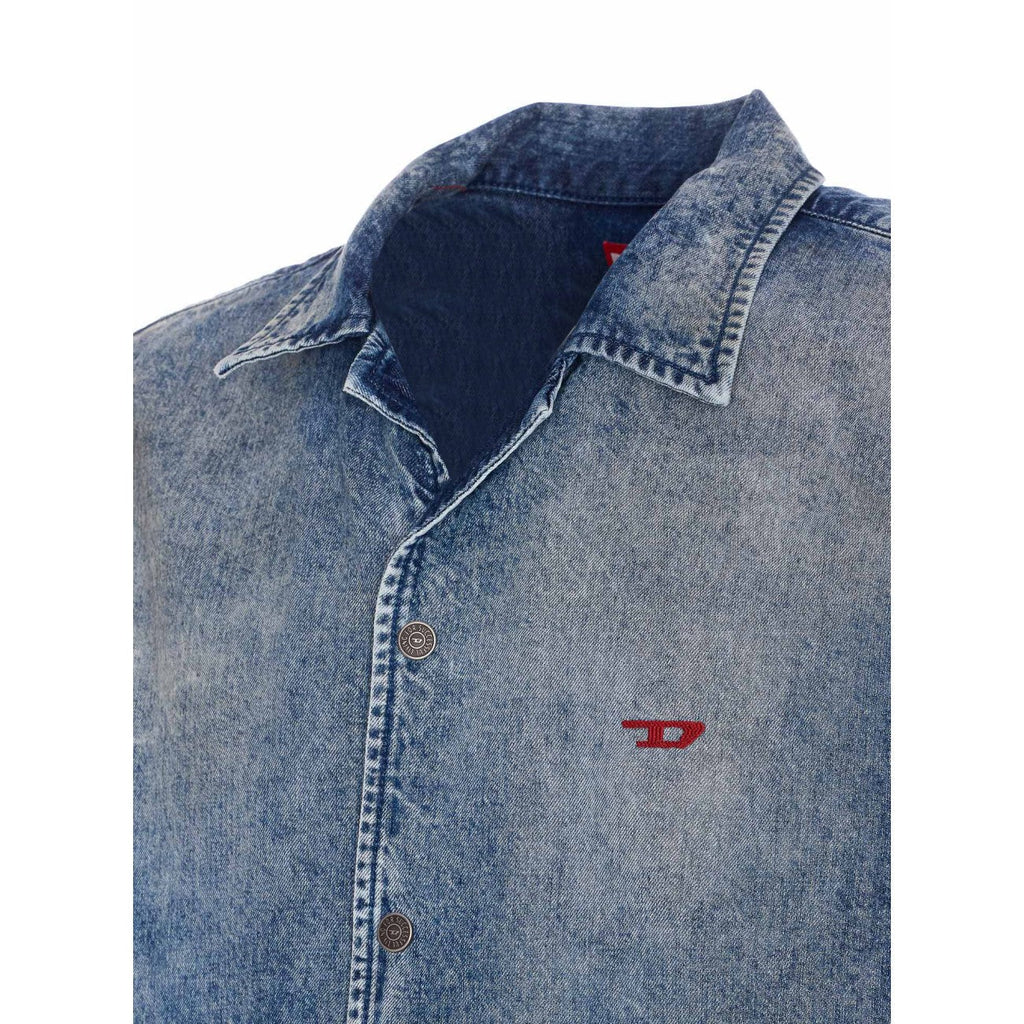 Diesel Men D-Nabil-Fsg Bowling Shirt