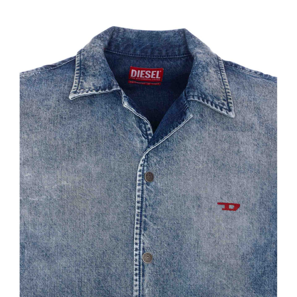 Diesel Men D-Nabil-Fsg Bowling Shirt