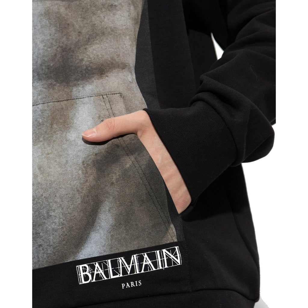 Balmain Cotton Hoodie Sweatshirt Men
