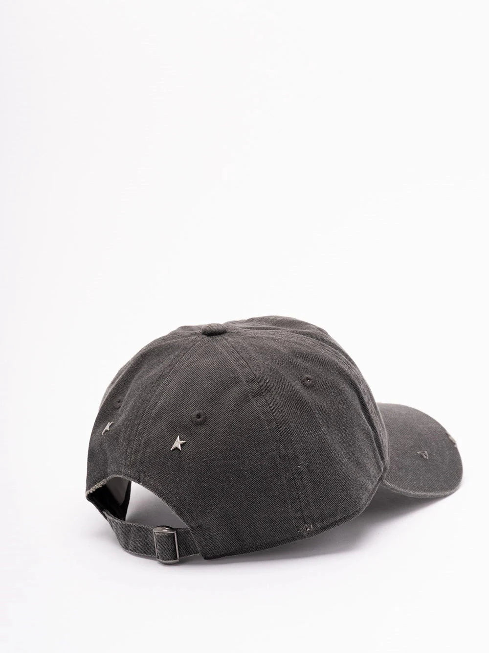 Golden Goose Men `Journey` Baseball Cap With `Golden` Embroidery